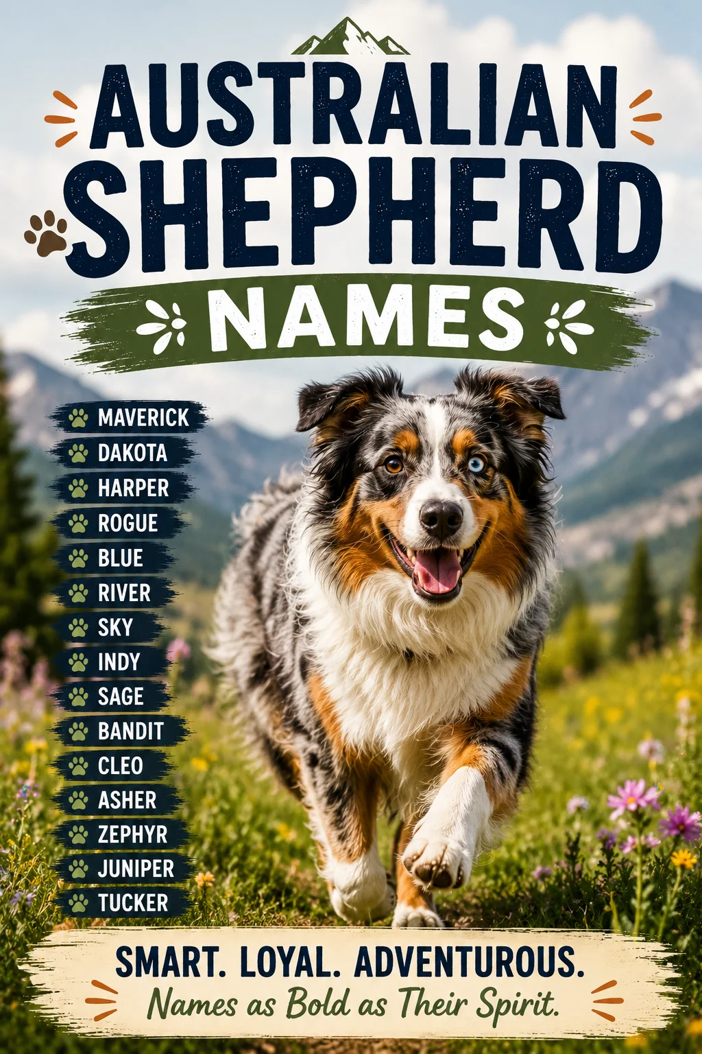 Australian Shepherd Names: 90 Smart & Adventurous Ideas