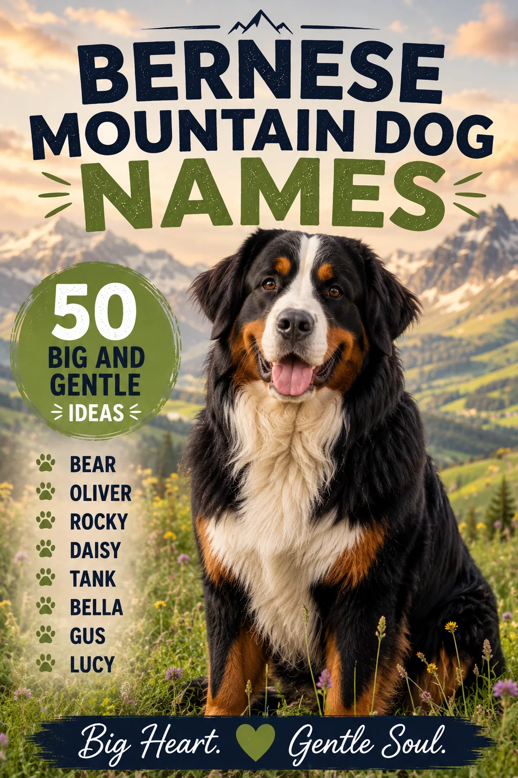 Bernese Mountain Dog Names: 90 Sweet & Sturdy Ideas