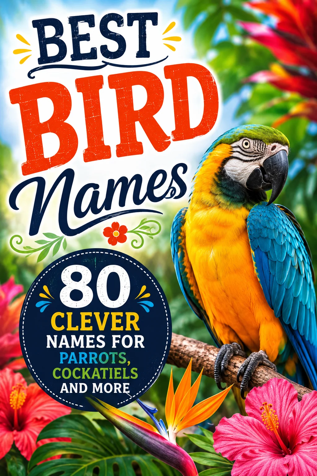 Bird Names: 120 Cute & Clever Ideas for Your Feathered Friend