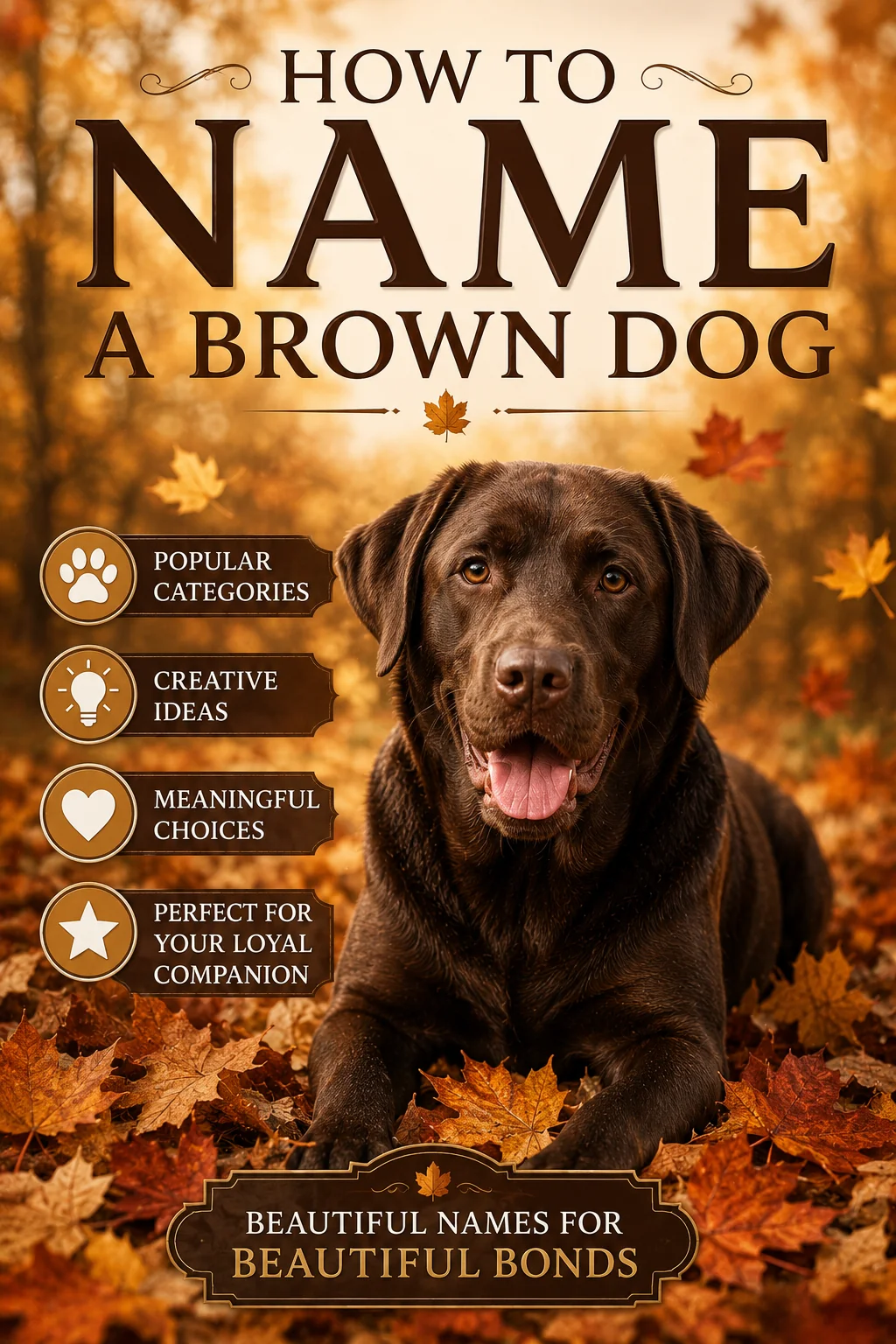 Brown Dog Names: 110 Warm, Rich & Sweet Ideas