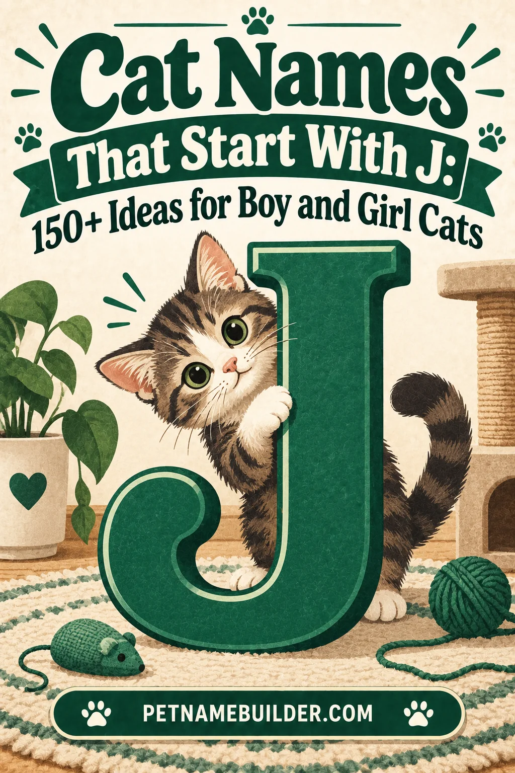 Cat Names That Start With J: 150+ Ideas for Boy and Girl Cats