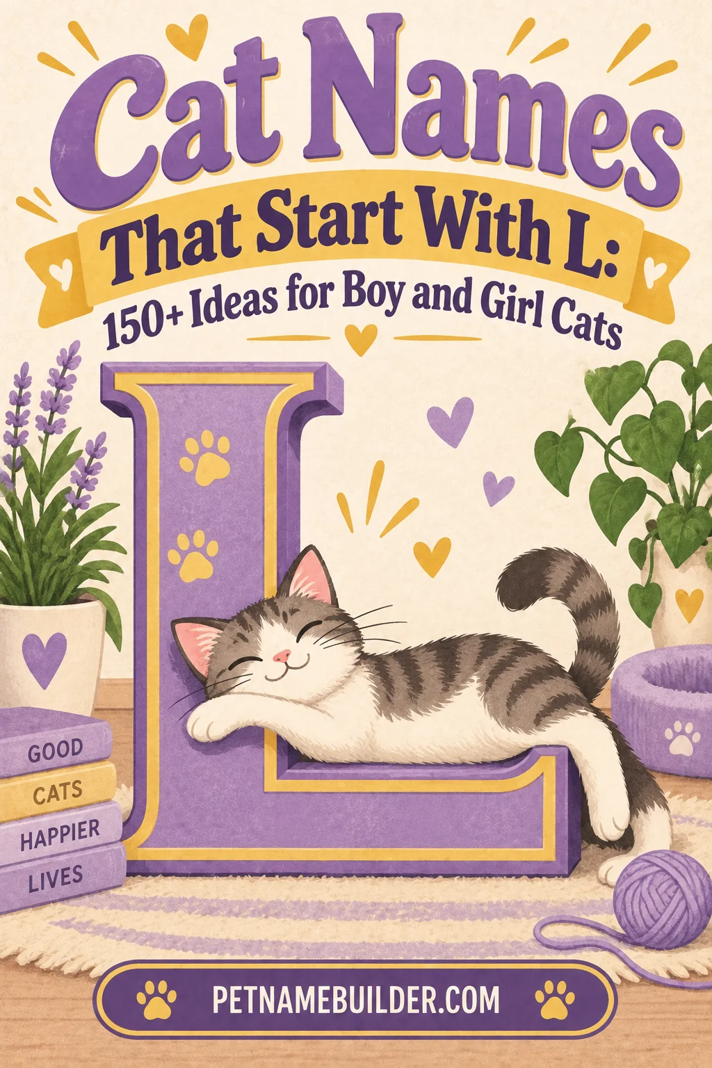 Cat Names That Start With L: 150+ Ideas for Boy and Girl Cats