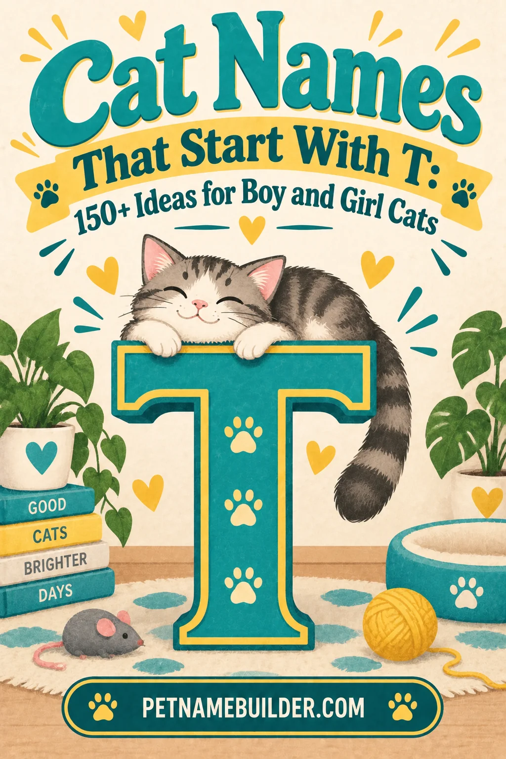 Cat Names That Start With T: 150+ Ideas for Boy and Girl Cats