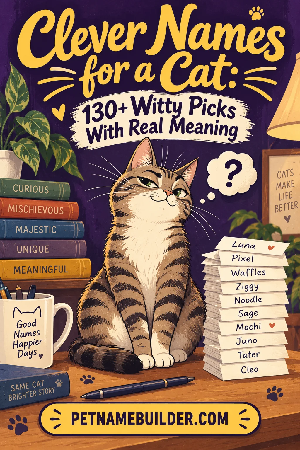Clever Names for a Cat: 130+ Witty Picks With Real Meaning