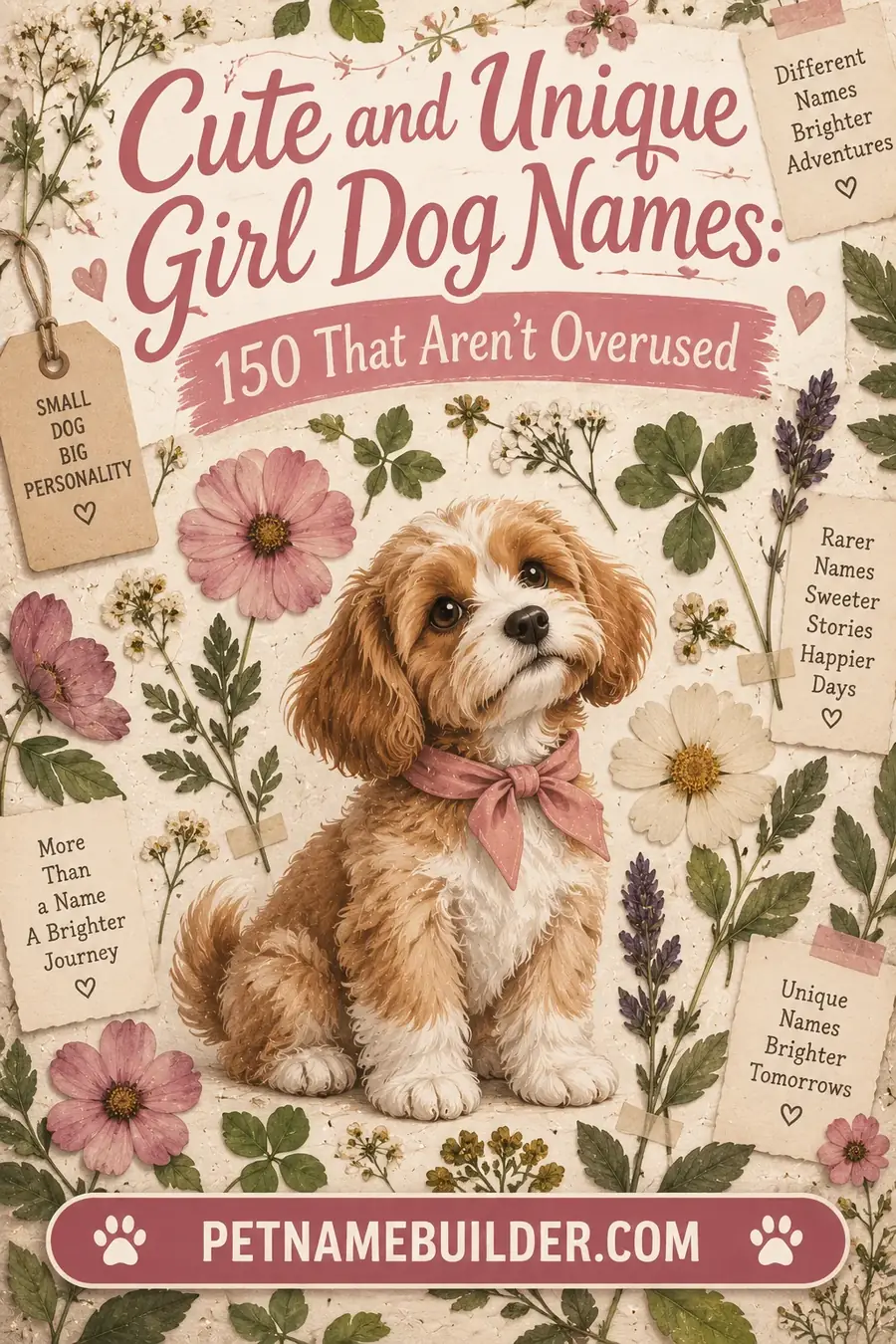Cute and Unique Girl Dog Names: 150 That Aren't Overused