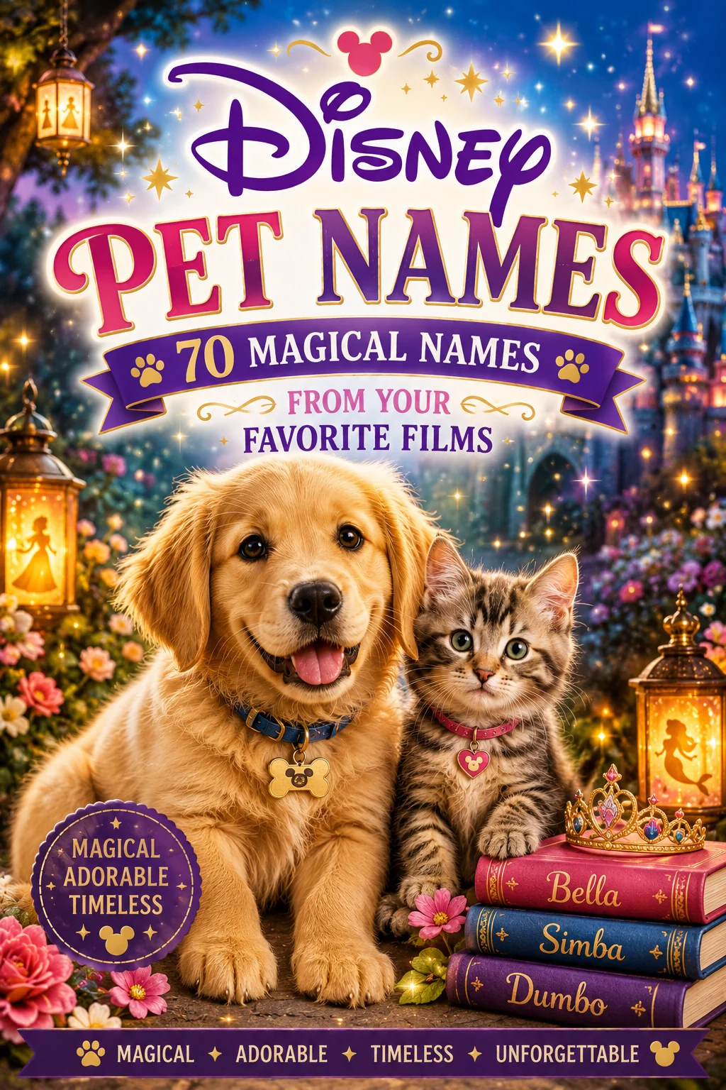 Disney Pet Names: 120 Magical Ideas from Your Favorite Movies