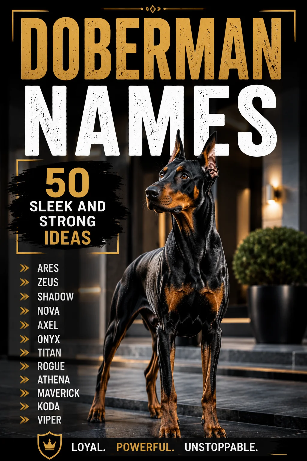 Doberman Names: 90 Strong & Sleek Ideas for Your Dobie