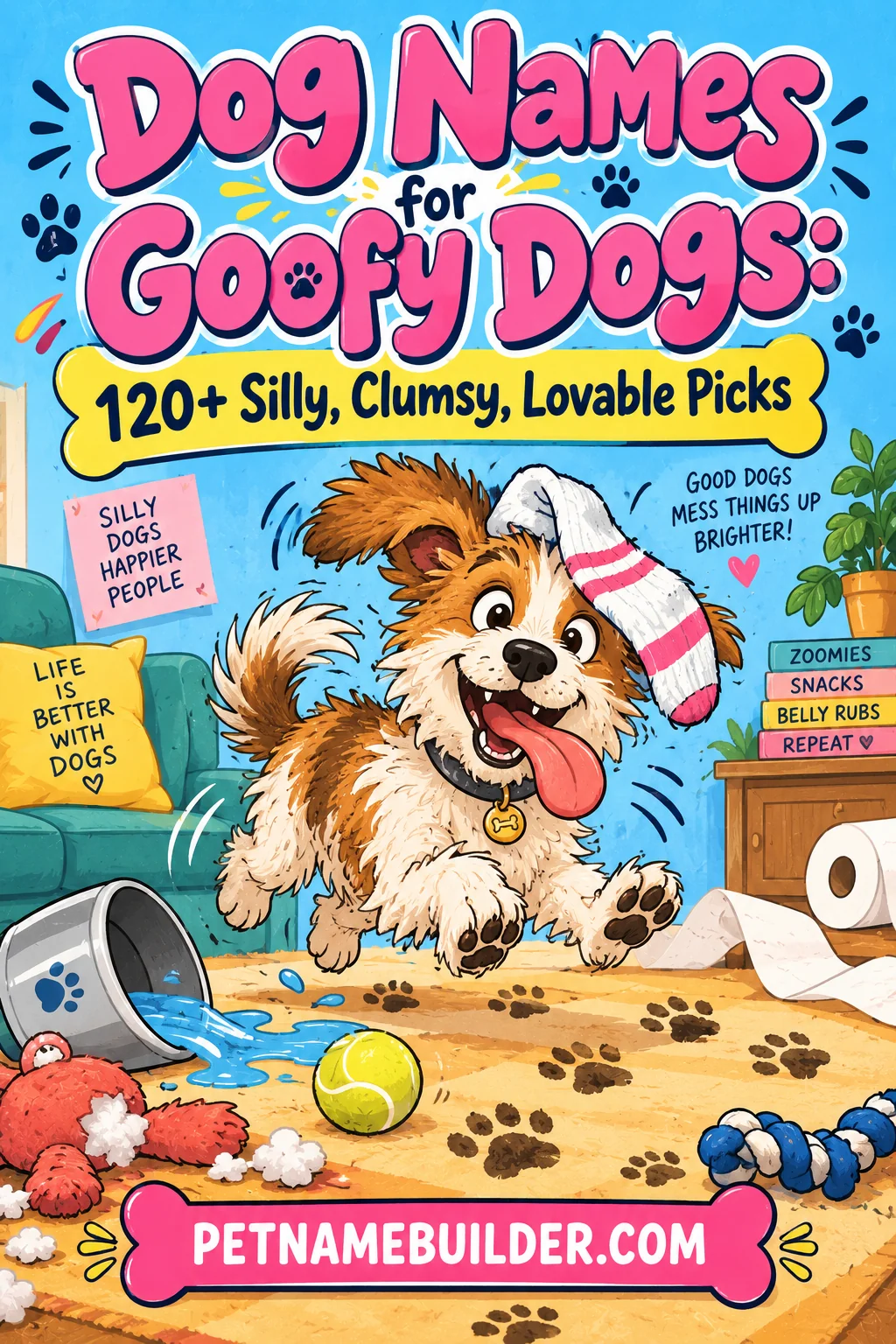 Dog Names for Goofy Dogs: 120+ Silly, Clumsy, Lovable Picks