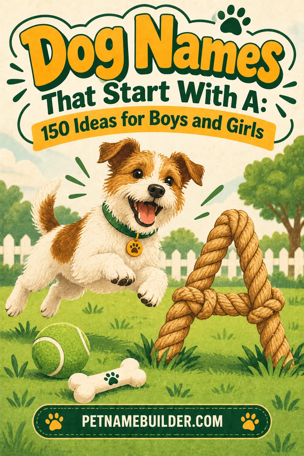 Dog Names That Start With A: 150 Ideas for Boys and Girls
