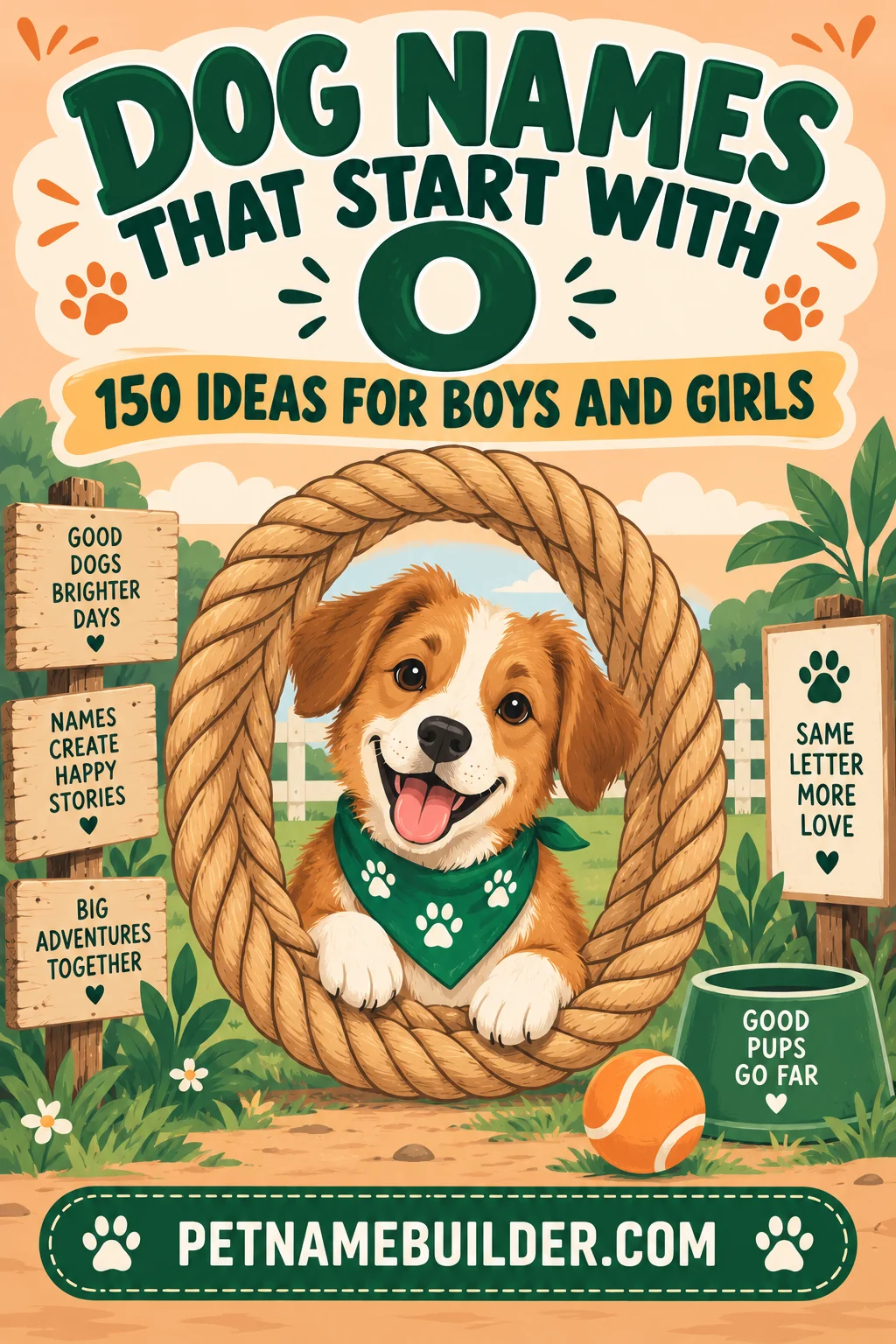 Dog Names That Start With O: 150 Ideas for Boys and Girls