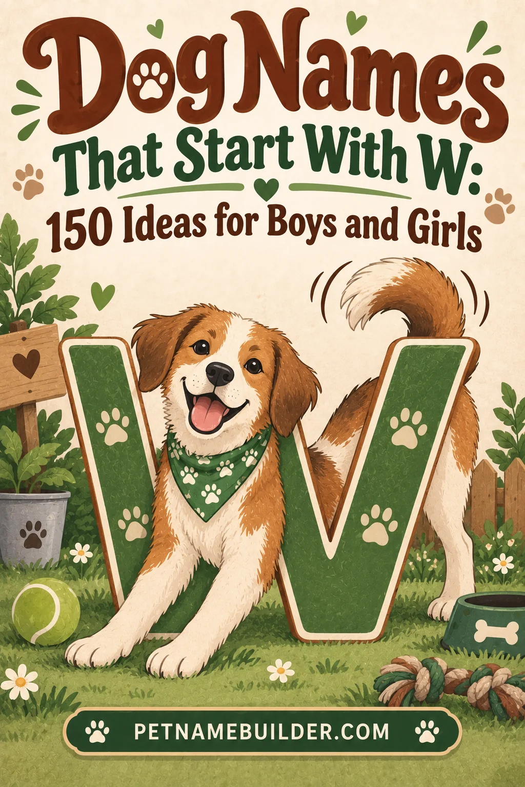 Dog Names That Start With W: 150 Ideas for Boys and Girls