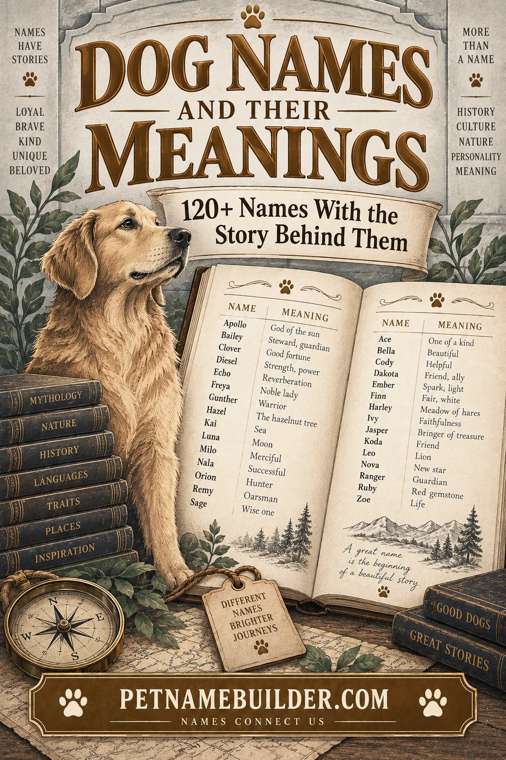 Dog Names and Their Meanings: 120+ Names With the Story Behind Them