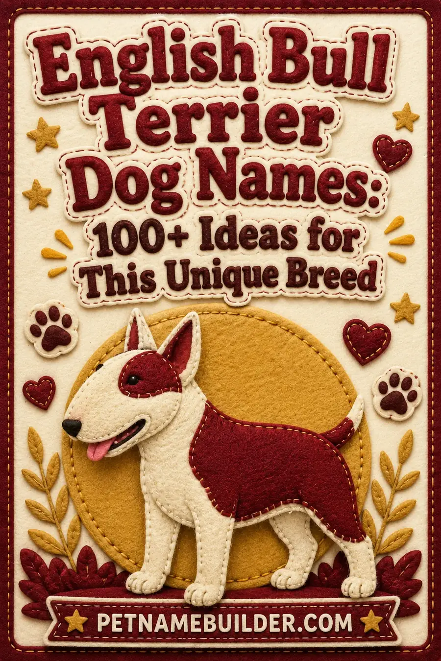 English Bull Terrier Dog Names: 100+ Ideas for This Unique Breed