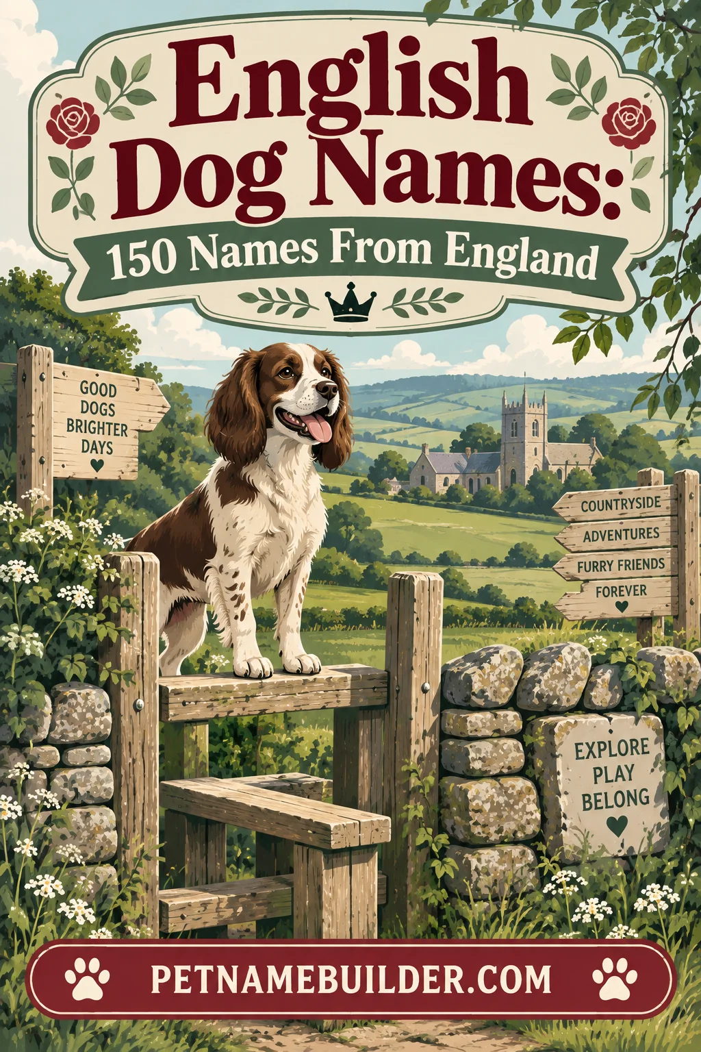English Dog Names: 150 Names From England