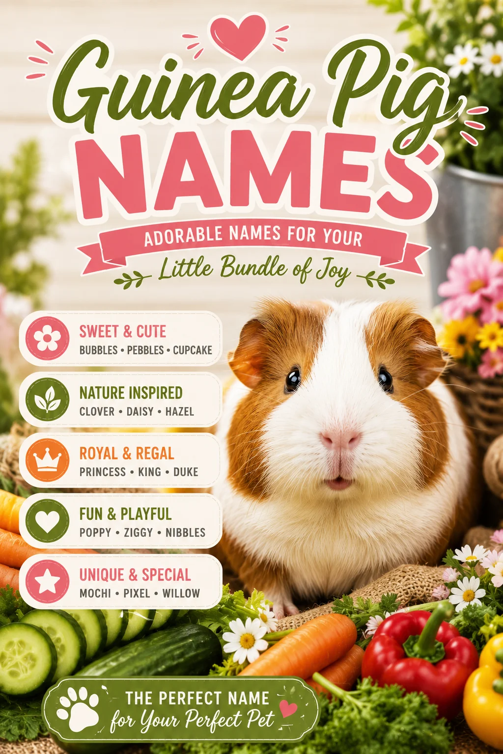 Guinea Pig Names: 120 Cute & Squeaky Ideas