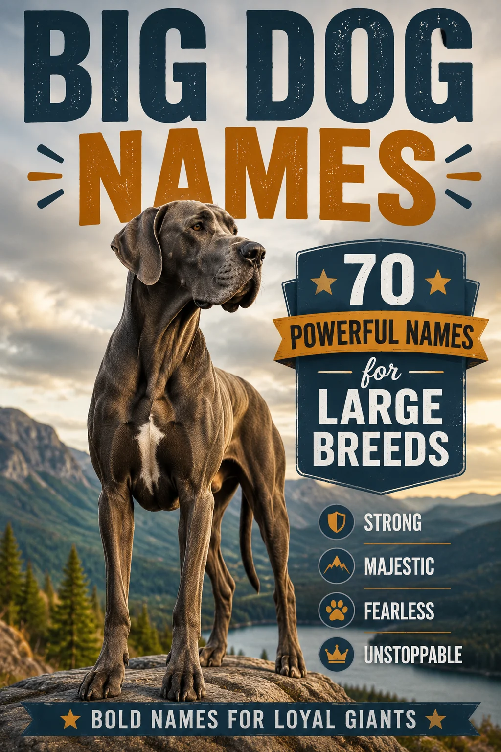 Big Dog Names: 70 Powerful Names for Large Breeds