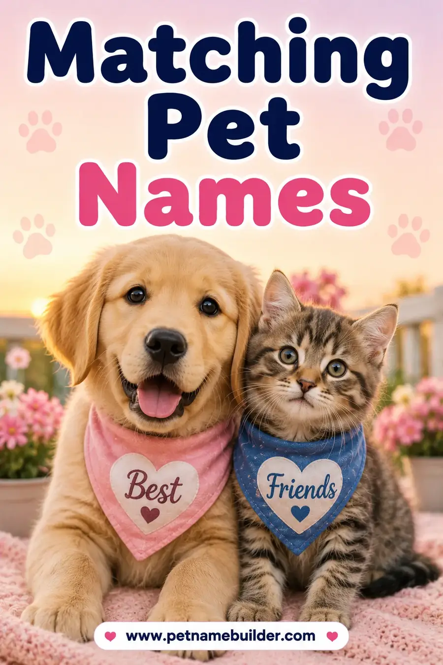 Matching Pet Names: 100 Perfect Pairs for Two Pets