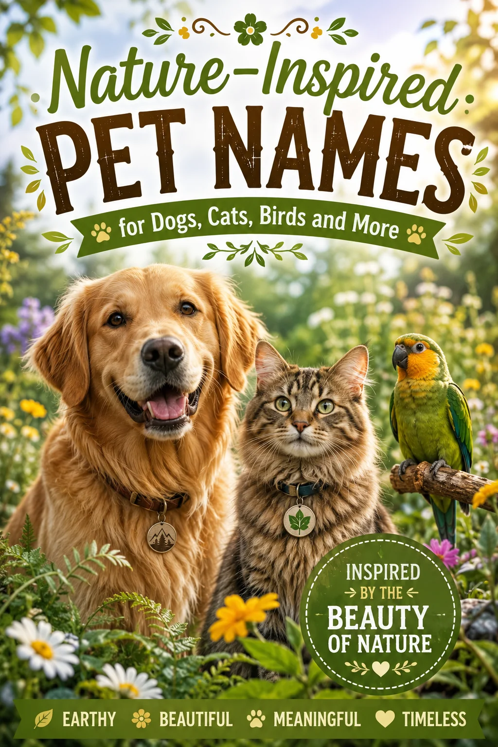 Nature-Inspired Pet Names: 110 Beautiful Earthy Ideas
