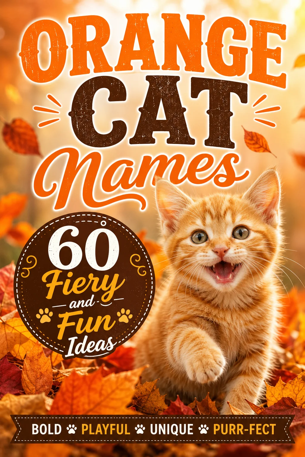 Orange Cat Names: 90 Warm, Sunny & Cute Ideas for Ginger Cats