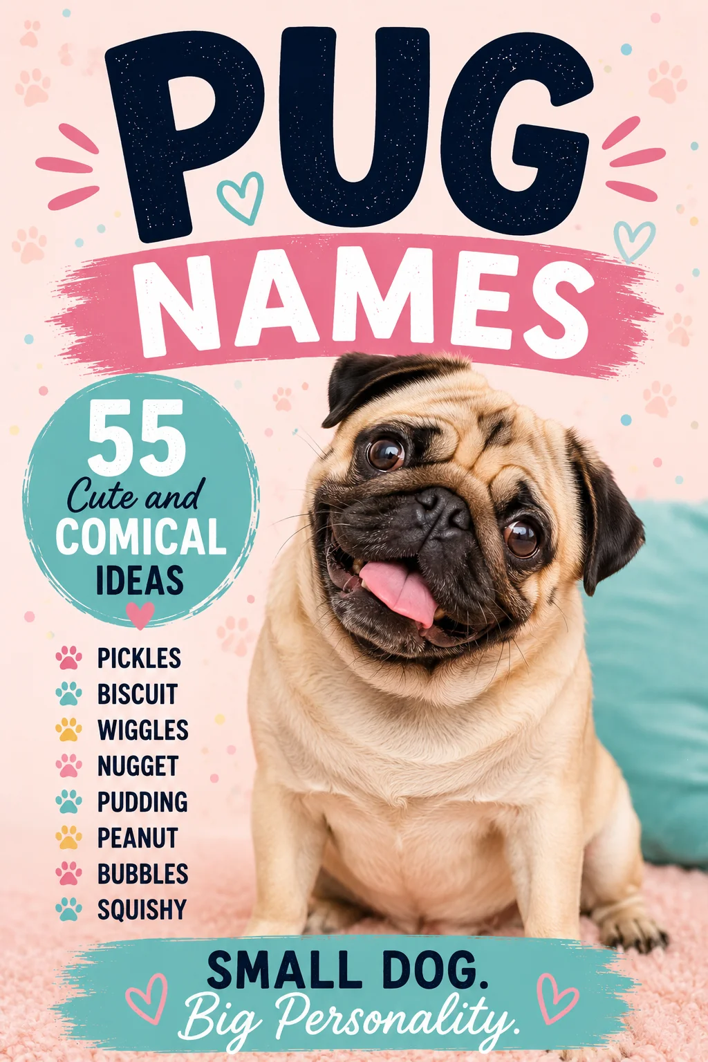 Pug Names: 90 Cute & Comical Ideas for Your Pug