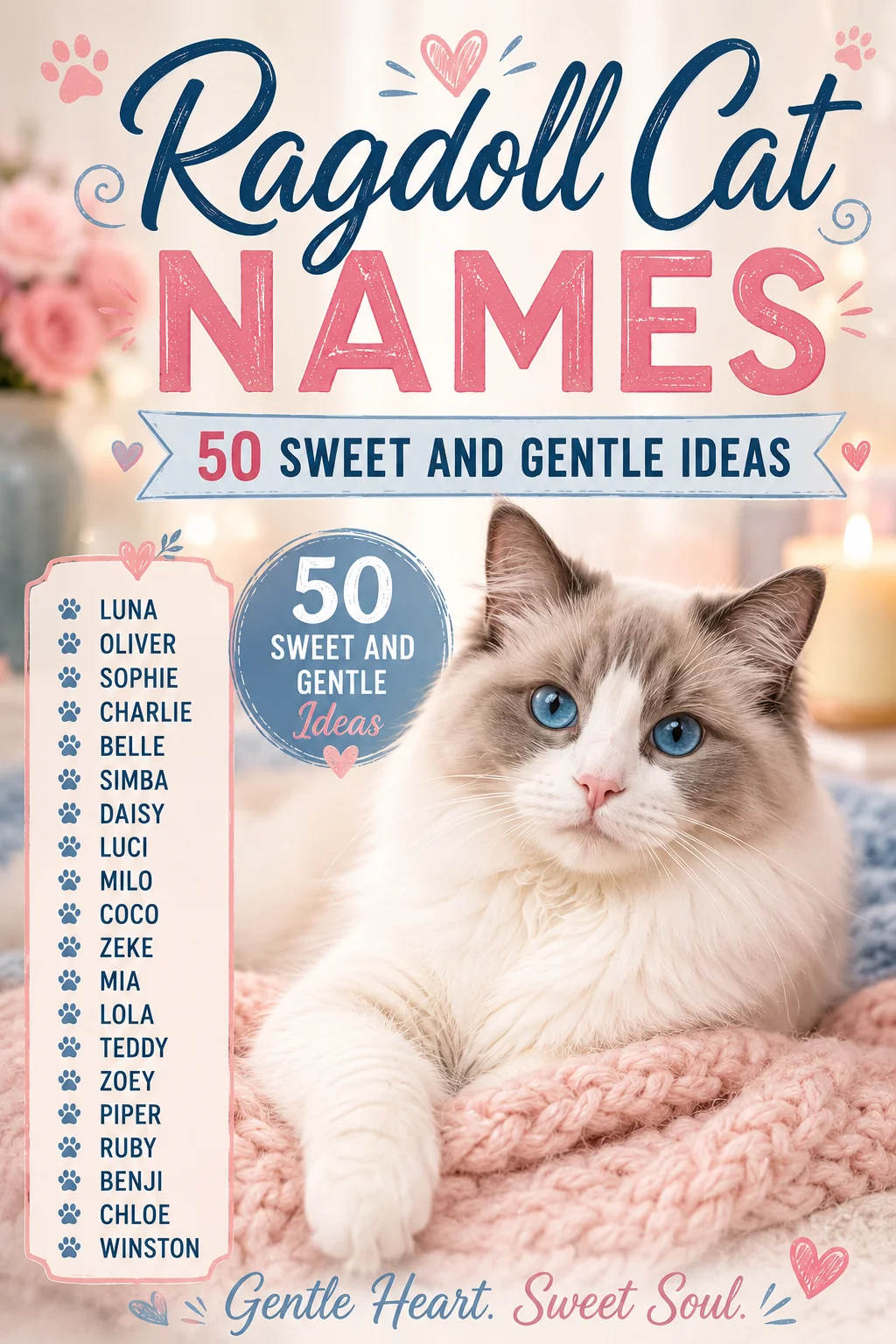 Ragdoll Cat Names: 100 Sweet & Gentle Ideas