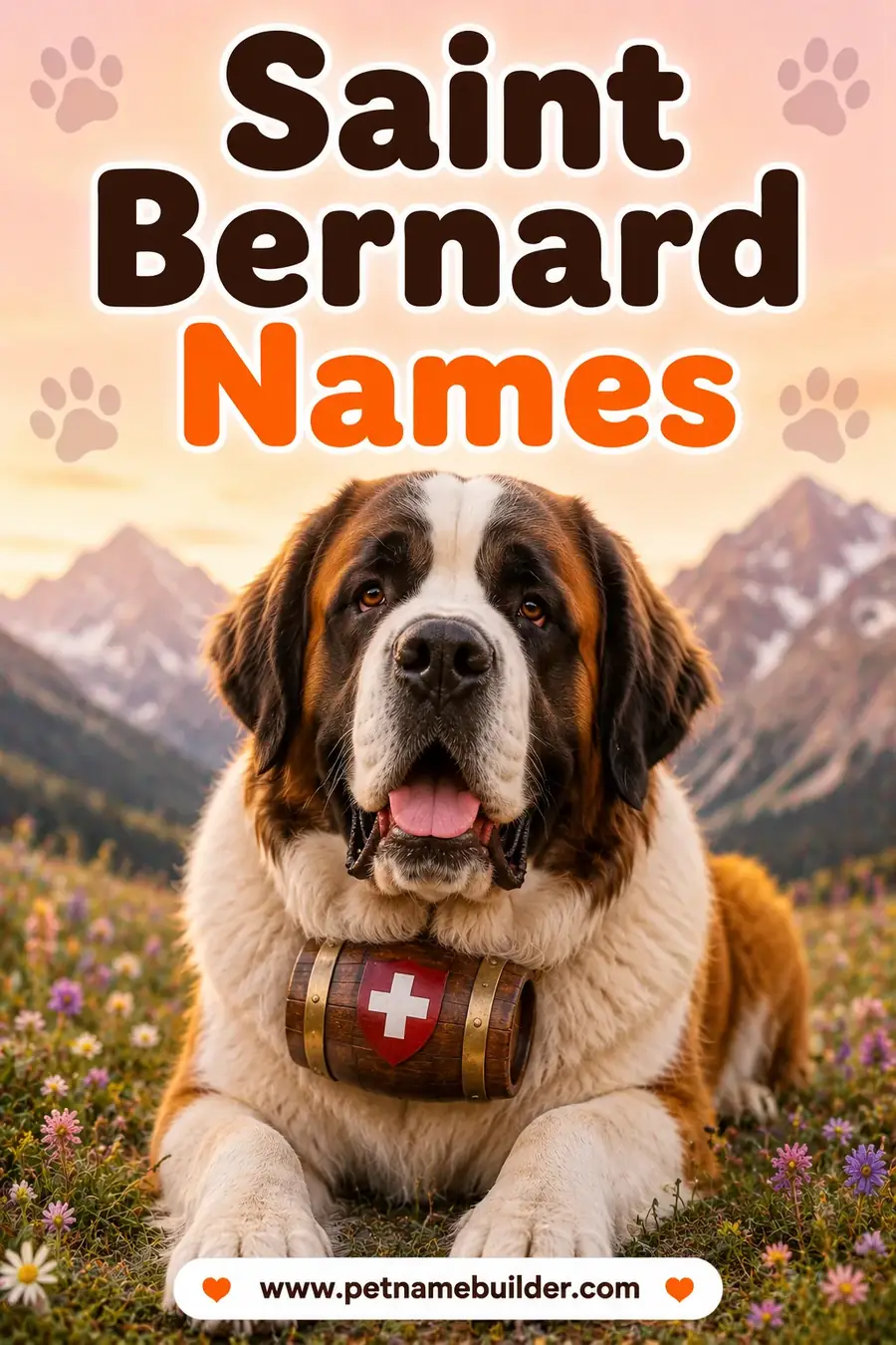 Saint Bernard Names: 90 Big, Gentle & Charming Ideas