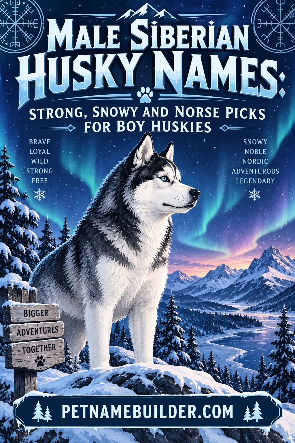 Male Siberian Husky Names: Strong, Snowy and Norse Picks for Boy Huskies