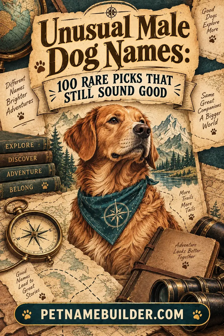 Unusual Male Dog Names: 100 Rare Picks That Still Sound Good
