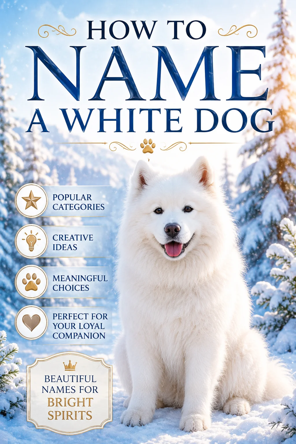 White Dog Names: 110 Snowy, Pure & Sweet Ideas